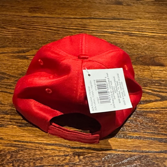Red Baseball Cap - Picture 4 of 6